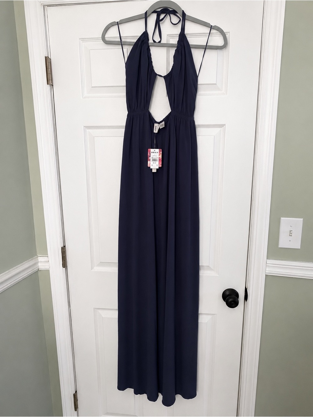 NWT Roxy Away on Vacay Navy Jumpsuit L